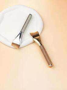 1 cọ trang điểm cán đính đá, hình lưỡi liềm, siêu mỏng, không đường may, không vón cục, đa năng, thích hợp dùng cho kem nền, phấn má hồng dạng kem, trang điểm dạng lỏng/cọ Kabuki đánh nền. - Nhiều màu - Xem 7