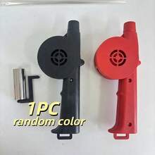 1pc Portable Hand-Cranked BBQ Fan, Outdoor Barbecue And Camping Manual Charcoal Starter, Heat-Resistant Flame Blower, Hand-Cranked BBQ Fan Manual Charcoal Starter Manual BBQ Fan Flame Blower Portable Starter BBQ Air Blower - Manual Blower - View 10