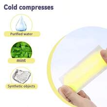 10pcs/5/4/2 Packs Summer Ice Cool Patch Cold Compress Ice Cool Patch Physical Cooling Heatstroke Prevention Antipyretic Tool - View 6