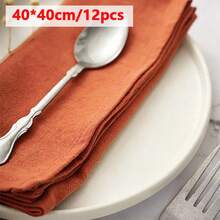 2/6/12/270pcs Modern Minimalist Solid Color Napkins, Washable And Reusable, Suitable For Weddings, Banquets, Hotels, Restaurants, Kitchens, Dining Tables, Home Decor - Multicolor - View 19