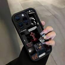 Fundas para celular básicas, negro mate minimalista,compatible con iphone 11/11 pro/11 pro max/12/12 pro/12 pro max/13/13 pro/13 pro max/14/14 pro/14 pro max/15/15 pro/15 pro max/16/16 pro/16 pro max/17/17 pro/17 pro max, resistente al agua, a los golpes y a los arañazos, regalo de cumpleaños para hombre - Estilo (1 pieza) - Ver 7