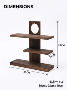 Makeup Organizers & Display Cases - Dark Brown - View 3