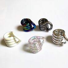 1pc 2026 New Electroplated Fidget Toy, Focus Therapy Anti-Stress Finger Toy RAORAOLE Metal Twist Toy - Birthday Gift, Ideal Gift, Surprise Gift, Holiday Gift, Couple Gift, Christmas Gift, Gamer Gift - Squeeze Toy, Stress Relief Essential - Multicolor - View 3