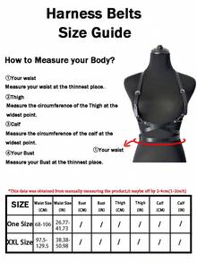 1pc Women's Elegant PU Leather Chest & Waist Harness Belt, Suitable For Streetwear, Commuting, Festivals, Parties, Halloween, Christmas Outfit Accessories - Pink - View 3