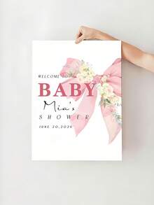 Biển chào mừng tiệc mừng em bé tùy chỉnh, Biển trang trí chào mừng tiệc mừng em bé, Trang trí hoa bướm mơ mộng màu hồng, Biển chào mừng tiệc mừng em bé tùy chỉnh, Quà tặng trẻ sơ sinh, Biển chào mừng tùy chỉnh, Quà tặng sáng tạo, Đạo cụ chào mừng sinh nhật trẻ em - Nhiều màu - Xem 6