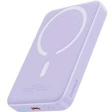 5000mAh MagSafes Magnetic Wireless Power Bank With 20W Fast Charging, Ultra-Thin And Compact High-Speed Battery Pack, Strong Magnet For Easy Charging, Precisely Compatible With IPhone 12-17 Pro/Pro Max Series, Portable For Commute And Travel Emergency Power Supply - Màu tím - Xem 1