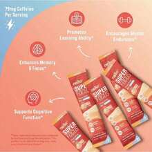 Nello SuperCalm – Laser Focus, Sharp Memory & All-Day Mental Energy – No Sugar, 75mg Clean Caffeine – 20 Packets – Get Smarter - 1PC - View 2