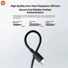 Xiaomi 6A Braided Fast Charging Data Cable 1M (USB-A To USB-C), 120W Fast Charging Version, Reliable And Durable, Multiple Colors Available, Widely Compatible With Smartphones, Tablets And Laptops - Multicolor - View 6