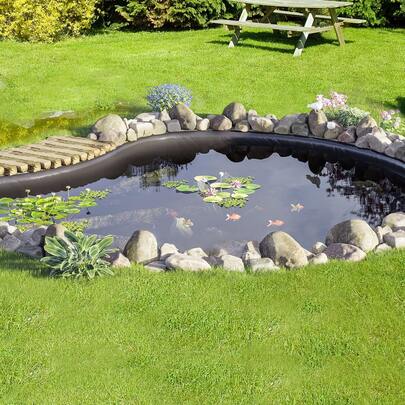 Pond Liner Fish Liner 10 X 15 Ft 45 Mil EPDM Easy Cutting Underlayment