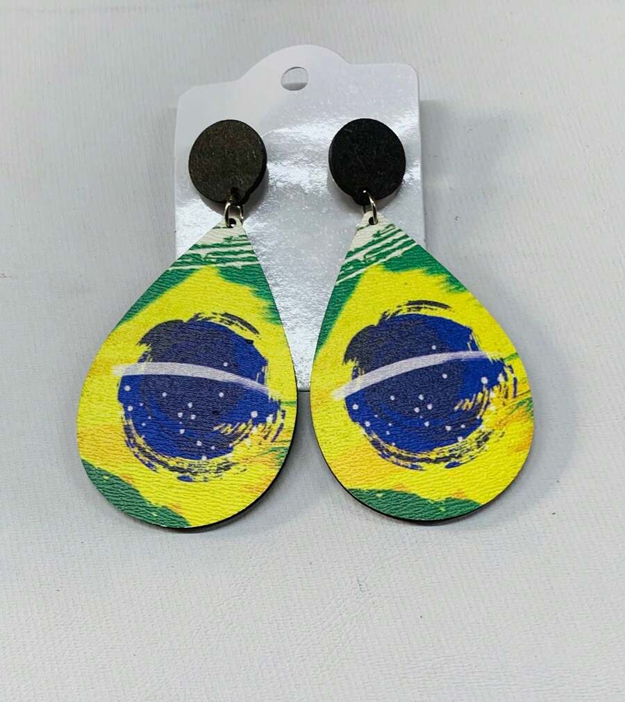Brazil World Cup Earrings - 耳環 20 - 查看 1