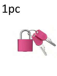 Colorful Mini Padlock With Keys, Plastic Shell, Zinc Alloy Small Lock, Suitable For Luggage, Backpacks, Gym Lockers, Travel Bags, Classroom Lockers, Also For Travel Storage Cabinets And Holiday Luggage. Colorful Plastic Padlock, Suitable For Student Backpacks, Diaries, And Piggy Banks, Essential For School, Gym, Summer Travel, And A Great Gift For Family, Friends, And Loved Ones. - Multicolor - View 20