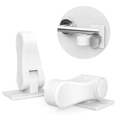 1 khóa tay nắm cửa chống trộm gia đình, khóa tay nắm cửa an toàn dán tường