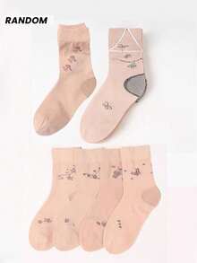 1/5/10/20 pares de calcetines de tobillo transparentes aleatorios para madres/abuelas, calcetines de media caña delgados y de calidad sin escalera para mujeres de mediana edad y ancianas, para el verano - Multicolor - Ver 11