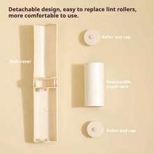 1pc Reusable Foldable Mini Lint Roller, Portable Folding Lint Brush, 180° Foldable With Cover, Anti-Dust High Adhesive, Suitable For Home, Travel, Office Clothes Lint Removal, Super Sticky Pet Hair Roller For Furniture, Carpet And Clothing, Easy To Remove Cat And Dog Hair, Cleaning Supplies, Keep Clothes Clean And Fresh, Easy To Carry, Suitable For Home, Business Travel, Clothing Cleaning, Travel Accessories - Multicolor - View 6