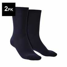 Bridgedale - 2 Pack LINER Base Layer Thermal Liner Boot Socks For Men And Women - Navy - View 1