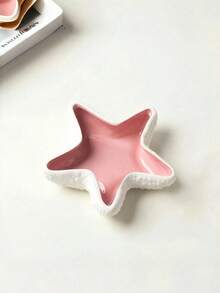 1件多功能陶瓷海星桌面摆件，海星烟灰缸，家居客厅卧室桌面装饰品 - 海洋系列 - 查看 8