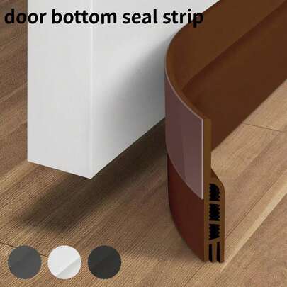 1 miếng chặn gió cửa 39,37 inch, thích hợp cho cửa trong nhà và ngoài trời, chống gió, chống bụi, cách âm và cách nhiệt, dễ lắp đặt, dùng làm gioăng cửa đáy, gioăng cửa phòng ngủ, ngăn chặn hiệu quả không khí lạnh, giữ ấm và chống côn trùng, cách âm.