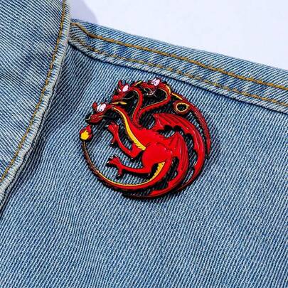 1 Pc Creative Cartoon Brooch Handsome Classic Animal Designs Enamel Pin Clothing Backpack Jewelry Metal Badge Accessories Gift For Friends