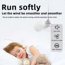 Mini Handheld Fan, Foldable & Adjustable, USB Powered Portable Small Fan For Cooling, Suitable For Camping, Travel, Summer Outdoor Use - Handheld - View 7