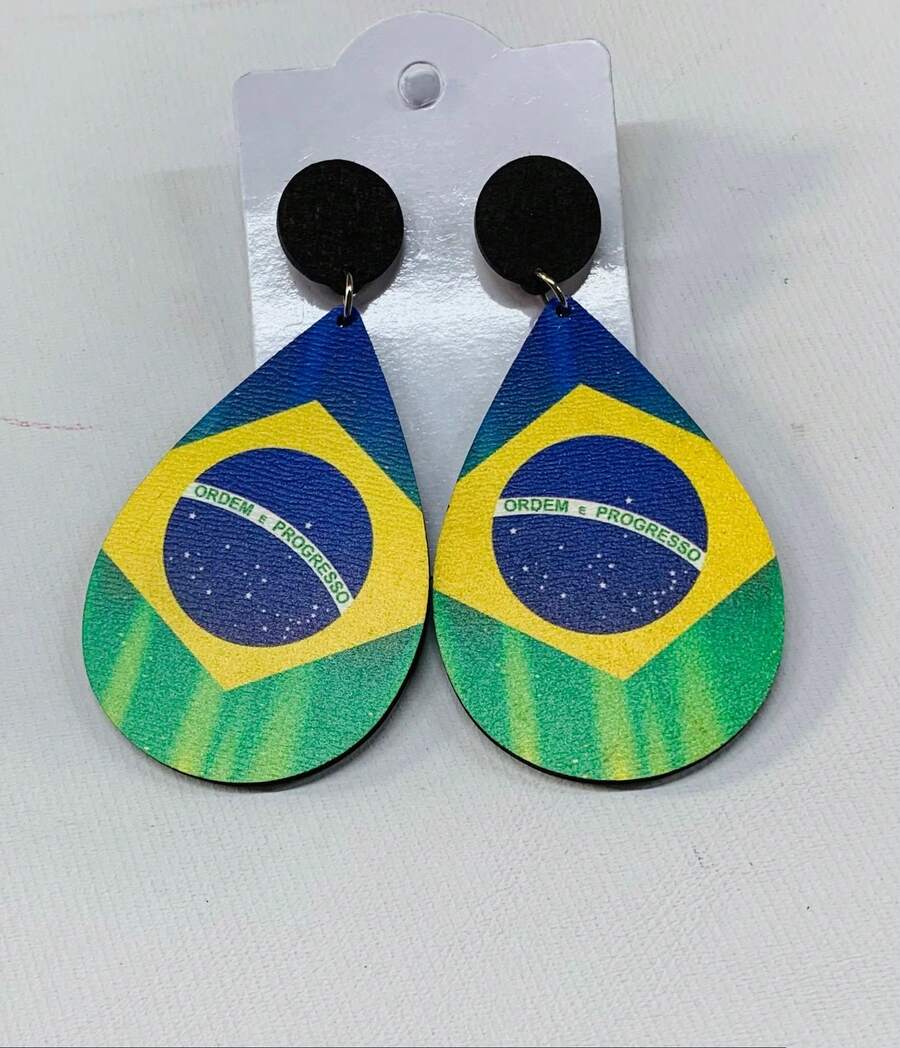 Brazil World Cup Earrings - 耳環 14 - 查看 1