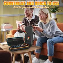 Switch 2 硬质便携包，带 10 个游戏卡槽，大容量旅行收纳包 - 查看 8