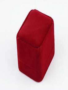 Ring Box For Wedding Proposal, Luxury Jewelry Storage Display Box, Engagement Gift Packaging - Red Jewelry Box - View 7