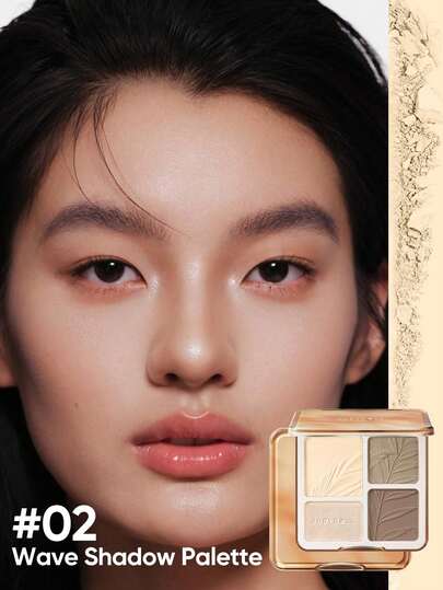 JUDYDOLL 二合一高光修容盘，9克，哑光和珠光腮红盘，多用途面部阴影提亮，适合初学者，自用或送礼皆宜，适用于各种妆容、派对、婚礼和场合。