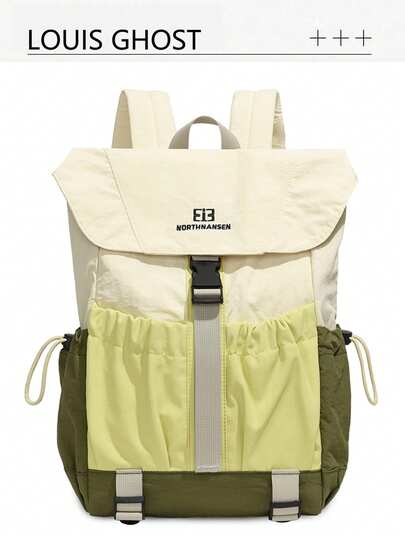 [Ba lô phối màu khối | Phong cách đô thị ngoài trời. Nhẹ nhàng & Đa năng. Lựa chọn hàng đầu cho sinh viên, người đi làm và người cắm trại] Thoải mái khi đeo trong thời gian dài, cho phép sinh viên, nhân viên văn phòng và những người đam mê hoạt động ngoài trời mang theo ít đồ đạc khi đi học, đi làm, cắm trại và leo núi. Khả năng chịu tải chắc chắn để đựng máy tính xách tay, sách vở và đồ dùng cắm trại. Từ hành lang trường học đến những con đường mòn trên núi, từ quán cà phê đến lễ hội âm nhạc, được thiết kế để mang theo niềm đam mê của bạn một cách thiết thực.