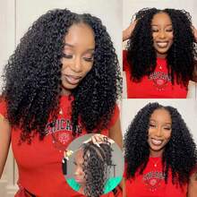 bling hair 20 22 Inch Burmese Curly Feather Crochet Human Hair 14 16 Inch Extensions Human Crochet Hair Pre Looped 50g Reusable Invisible Pre-Separated Knotless 100% Virgin Human Hair Crochet Bundles Natural Black - Natural Black - Xem 8