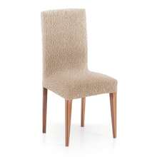 Kiva 2 Bi-Elastic Jacquard Fabric Chair Covers, Various Colors Available - Super Elastic, Breathable And Adjustable Chair Covers - Beige - View 3