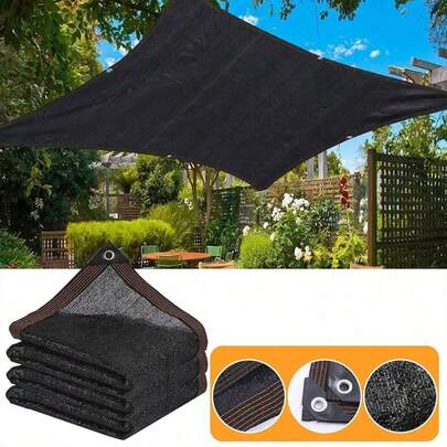 Lưới che nắng 200cm*200cm/200cm*300cm, lưới chắn nắng ngoài trời có khoen, thích hợp cho vườn, ban công, tường, sân, nhà để xe, hồ bơi, mái che nắng thoáng khí.