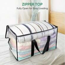 Large Moving Bags Or Storage Bags With Backpack Straps, Zippers, And Handles - Durable Packing Bags, Available In 1/3/6-Piece Sets, Suitable For Moving, College Dorms, Holiday Decorations, Seasonal Storage, And Family Organization. - 查看 11