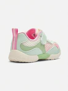Balabala Baby Girls Summer First Walk Shoes 2026, Soft Breathable Fabric, Lightweight Non-Slip Sole, Comfortable Everyday Wear - White Green Tone - View 5