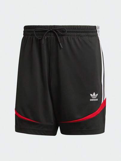 Adidas Quần short nam ống đứng dệt kim kiểu dáng thường ngày, trang phục thể thao thoải mái cho mùa xuân/hè IX9642