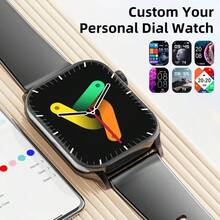 GAWSUG Jam Tangan Pintar Pria Layar Sentuh AMOLED 1,95 inci dengan Panggilan Nirkabel Bluetooth, Tampilan Jam Kustom, Mode Multi-Olahraga, Pemantauan Kesehatan Wanita, Detak Jantung, Monitor Oksigen Darah, Jam Tangan Pintar untuk Wanita yang Kompatibel dengan iOS & Android - View 4