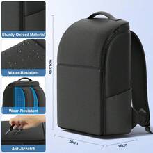 YIYI / Slim/ Pro Host Backpack, Full Zipper Opening Portable Travel Bag, Large Capacity Storage Bag Can Fit Dual Handles, PS Portal, Laptop, Game Cartridges, Comes With 3 Cable Storage Pouches - Multi-Color - View 5