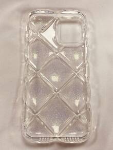 16 Diamond Grid Sparkle Case Compatible With Apple  13 Pro Max, 13 Pro, 13, 12 Pro Max, 12 Pro, 12, 11 Pro, Xs, X, Ins Style, Anti-Dropping, 3d Design - 金色 - 查看 2