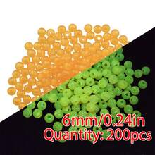 20-200颗夜光亚克力珠，DIY首饰制作材料，适用于项链、手链、耳环等手工制作 - diy亞克力夜光珠 - 查看 30