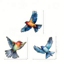 3pcs/Set Cross-Border Hot-Selling 2D Printed Artistic Wooden Bird & Spring Theme Wall Decor - 3pcs - View 10