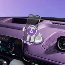 Cartoon Panda Suction Cup Car Phone Holder, Dashboard Navigation Bracket, Cute Style Phone Mount - Multicolor - View 3