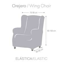 Kiva Universal And Versatile Wingback Chair Cover, Various Colors Available – Easy-To-Fit Protective Chair Cover For Backrest, Seat And Arms - 粗製濫造的尤利西斯 - 查看 6