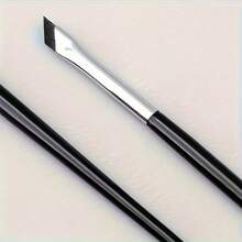 Bộ 1/4 cọ kẻ mắt và lông mày đầu vát mảnh, đầu cọ siêu mỏng hình lưỡi liềm, thích hợp cho trang điểm mắt tinh tế, bộ dụng cụ trang điểm chuyên nghiệp dành cho người mới bắt đầu. - Nhiều màu - Xem 4