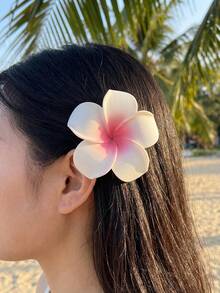 2 chiếc kẹp tóc hình hoa sứ, kiểu dáng ngọt ngào, cao cấp, thích hợp cho kỳ nghỉ, phụ kiện tóc chụp ảnh biển cho nữ, phụ kiện tóc mùa hè, trang trí tai dễ thương và thanh lịch, phụ kiện tóc nữ, du lịch. - Nhiều màu - Xem 4