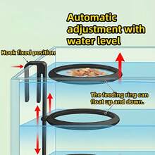 自动漂浮式喂鱼器。水位自动调节，防止水花飞溅。定时喂食装置，保持水质清澈。家用鱼缸必备。 - 彩色 - 查看 4
