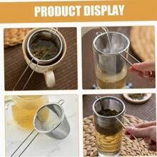 1/2pcs Stainless Steel Tea Infuser, Suitable For Loose Leaf Tea And Spices, Made Of Durable Metal, Fits Various Cup Sizes, High-Quality Kitchen Accessory And Perfect Christmas Gift - Multicolor - View 12