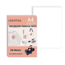 30 Lembar Kertas Transfer Sublimasi Cocok untuk Printer Inkjet dan Dapat Digunakan untuk Kaos, Tas Kanvas, Casing Ponsel, Alas Mouse, dll. - A4 - View 9