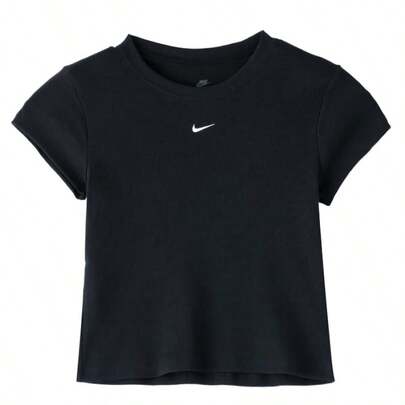 Nike 2026夏季新款女士休闲户外运动无袖T恤，简约日常AS W NSW RIB TGHT SS TEE HV4995-010