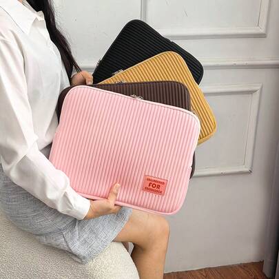 Túi đựng laptop 14 inch, bao đựng laptop 14 inch tương thích với MacBook Pro, HP, HP Stream, Latitude, IdeaPad, túi đựng máy tính dọc bằng polyester dành cho nữ.