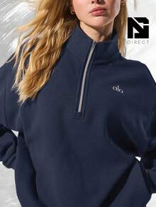 Accolade 1/4 Zip Pullover - Navy - View 3