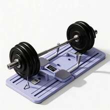 Pilates Fitness Machine Set, Suitable For Full-Body Exercise, Foldable Abdominal Core Training Board, 5-In-1 Multi-Purpose Pilates Mat, For Home Use, With Resistance Bands, Very Suitable For Both Women And Men. - Mauve Purple - View 11